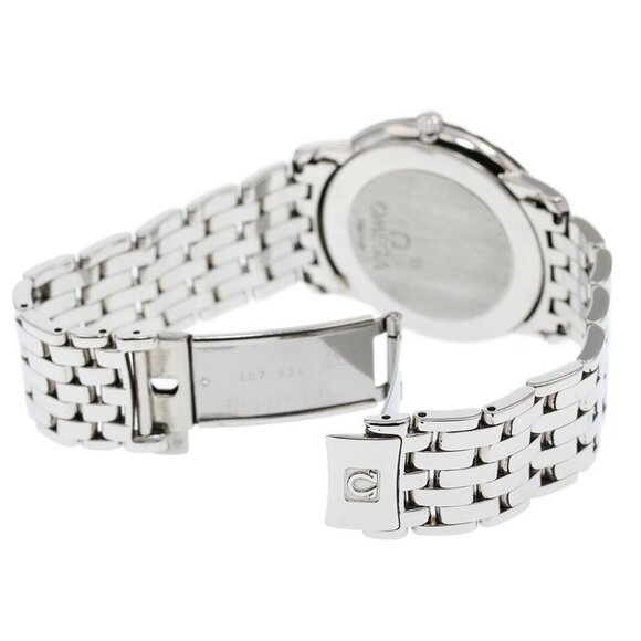 OMEGA De Ville Prestige 4510.21 Date white Dial Quartz Men's Watch - Picture 3 of 10